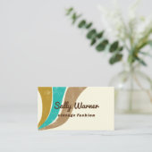 70s  visitekaartje met drukweerstand (Staand voorkant)