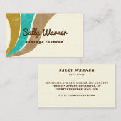 70s  visitekaartje met drukweerstand (Voorkant / Achterkant)