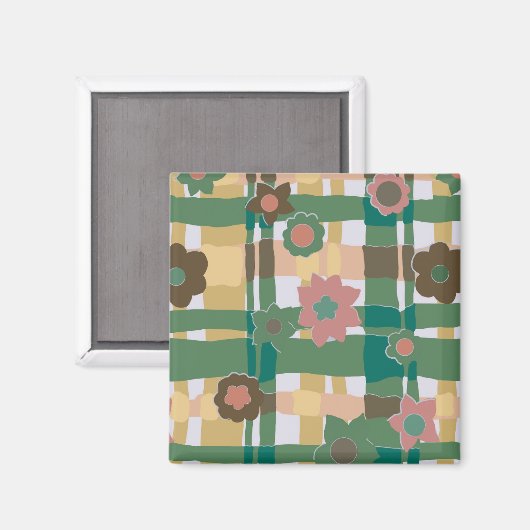 70s Wallpaper Magnet (Voorkant / Achterkant)