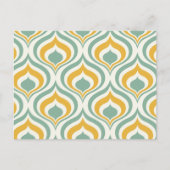 70's Wallpaper Pattern Briefkaart (Voorkant)