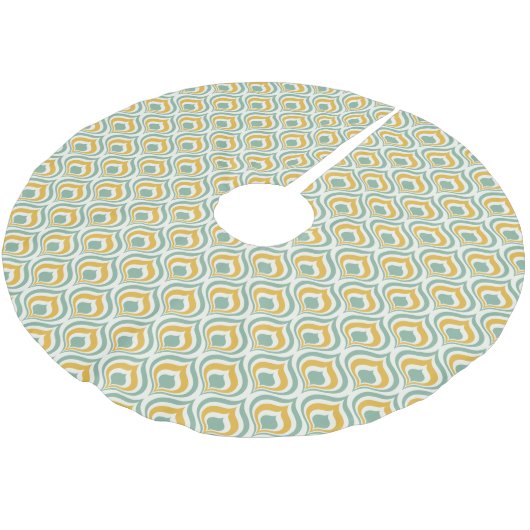70's Wallpaper Pattern Kerstboom Rok (Gekanteld)