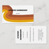 70s wervelkolom visitekaartje (Voorkant / Achterkant)