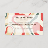 70s zwendel retro visitekaartje (Achterkant)