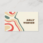 70s zwendel retro visitekaartje (Voorkant)