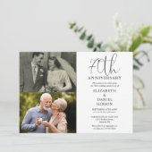 70ste bruiloft Jubileum toen en nu 2 foto Kaart (Staand voorkant)