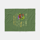 70ste cadeautjes van de Birthday Party. Wat gebeur Fleece Deken (Voorkant (Horizontaal))