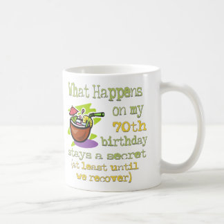 70ste cadeautjes van de Birthday Party. Wat gebeur Koffiemok