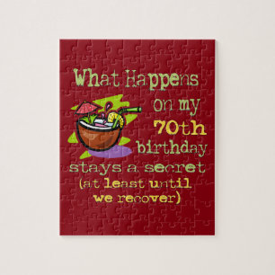 70ste cadeautjes van de Birthday Party. Wat gebeur Legpuzzel