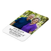 70ste Huwelijksverjaardag Save the Date Foto Magneet (Linkerzijde)