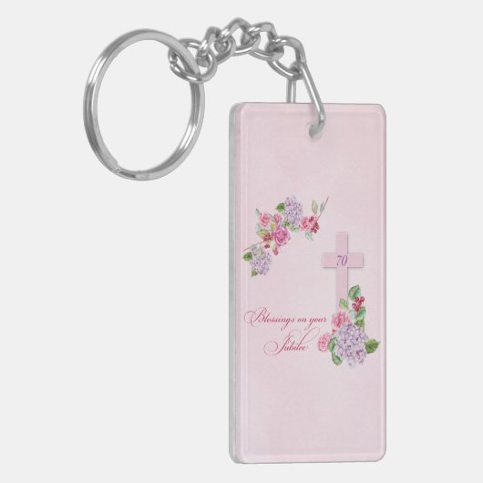 70ste Jubileum van het religieuze leven Katholieke Sleutelhanger (Voorkant Links)