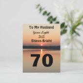 70ste man op de dag van de zonsondergang van je li (Staand voorkant)