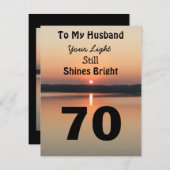 70ste man op de dag van de zonsondergang van je li (Voorkant / Achterkant)