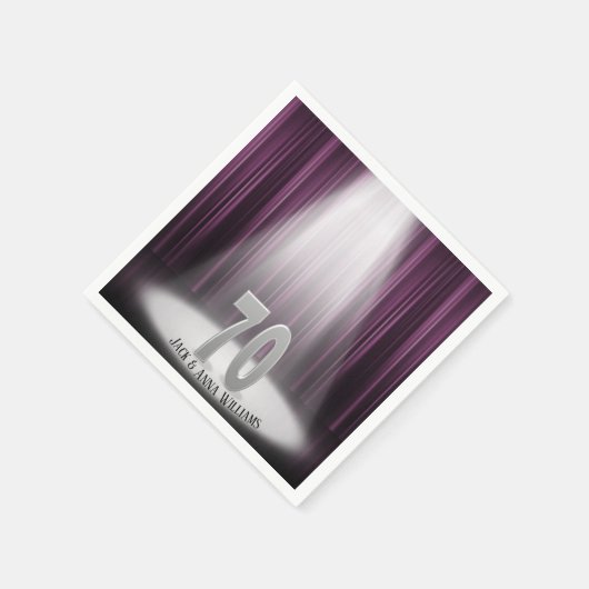 70ste trouwdag in de schijnwerpers servetten (Hoek)