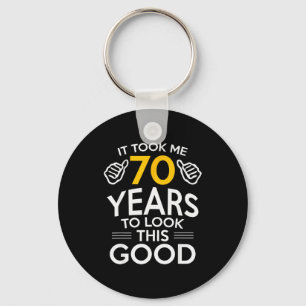 70ste verjaadagscadeau maakte me 70 jaar oud sleutelhanger
