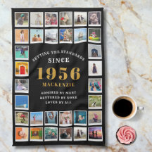 70ste verjaardag 1956 familiefoto's fotocollage 