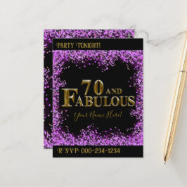 70ste verjaardag briefkaart