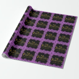70ste verjaardag cadeaupapier