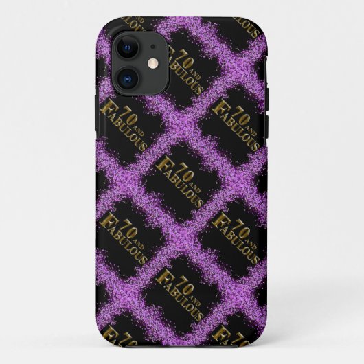 70ste verjaardag Case-Mate iPhone case (Achterkant)