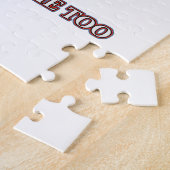 70ste verjaardag design legpuzzel (Zijkant)