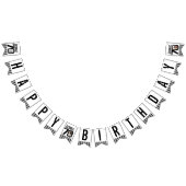 70ste verjaardag foto zwart wit vlaggetjes (Alle)