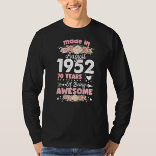 70ste verjaardag Gelukkige Verjaardag aan me gemaa T-shirt