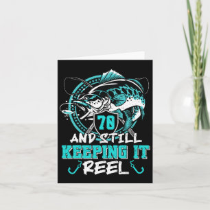 70ste verjaardag Gevist Grappig 70 Nog steeds houd Kaart