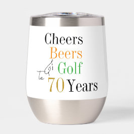 70ste Verjaardag Golf Proost Bier Feest