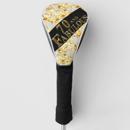 70ste verjaardag golfheadcover