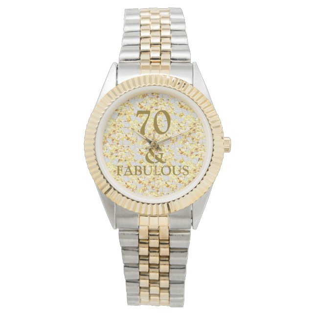 70ste verjaardag horloge (Voorkant)