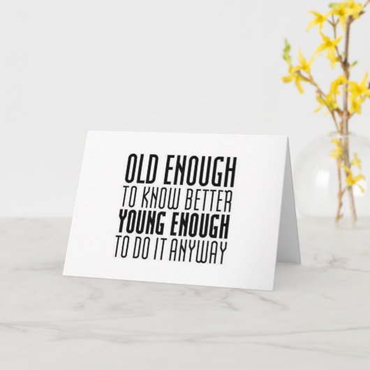 **70ste VERJAARDAG** HUMOR VOOR VRIEND/FAMILIE Kaart (Gele Bloem)