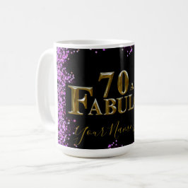 70ste verjaardag koffiemok