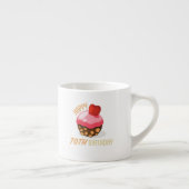 70ste verjaardag met chocoladetaart espresso kop (Rechts)