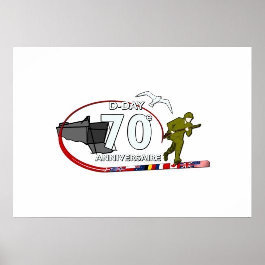 70ste verjaardag poster (Voorkant)