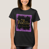 70ste verjaardag t-shirt (Voorkant)