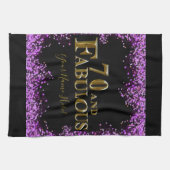 70ste verjaardag theedoek (Horizontaal)