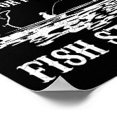 70ste verjaardag Visser T Shirt Funny B Vissen Gi Poster (Hoek)