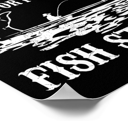 70ste verjaardag Visser T Shirt Funny B Vissen Gi Poster (Hoek)