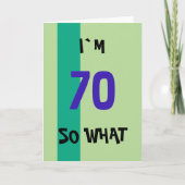 70ste verjaardag voor hem Grappig Kaart (Voorkant)