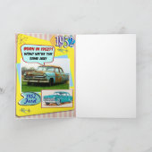 70ste verjaardag! Wauw, dezelfde leeftijd als deze Kaart (Binnen)