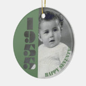 70ste verjaardagscadeau Geboren in 1955 Ornament (Links)