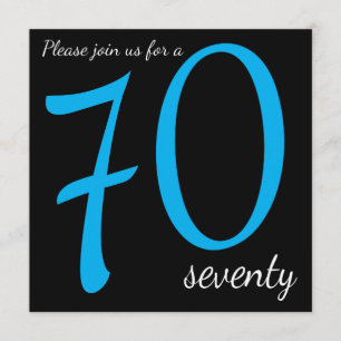 70ste verjaardagsfeestje   DIY-tekst Kaart