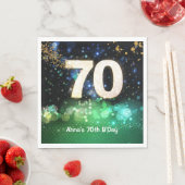 70ste verjaardagsfeestje  servet (Insitu)
