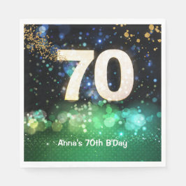 70ste verjaardagsfeestje  servet