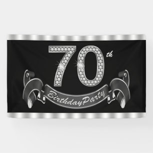 70ste verpartij spandoek