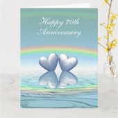 70th Anniversary Platinum Hearts Big Kaart (Gele Bloem)