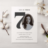  70th Birthday Foto Uitnodiging