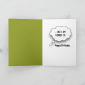 70th Birthday Frog Fishing on Lily Pad Kaart (Binnen)