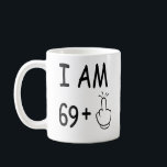 70th Birthday, Funny Birthday Koffiemok<br><div class="desc">Funny Birthday Gift voor 70-jarige</div>