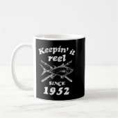 70th Birthday Funny Fishing Gifts 70 Year Old Men  Koffiemok (Links)