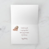 70th Birthday Funny Insulting Cute Curious Bird Kaart (Binnen)